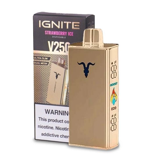 Vaper Ignite V250 Gold Edition 25,000 Puffs - GoHype® Premium Store